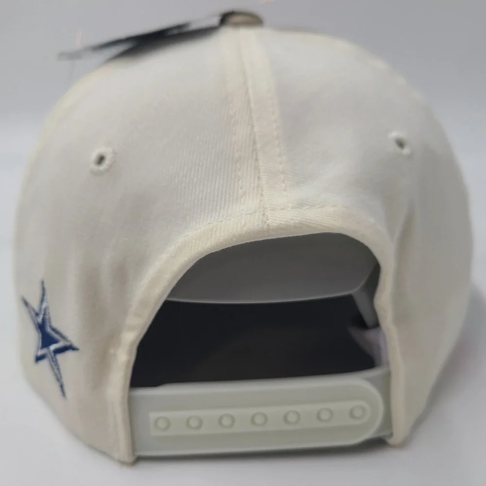 Vintage Dallas Cowboys‎ Hat Snapback (Fits Small) American Needle White 90s NFL